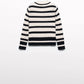 Abel & Lula - Girl's Knit Striped Turtleneck Sweater