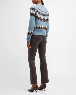 Veronica Beard - Calça Carson Flare de Cintura Alta