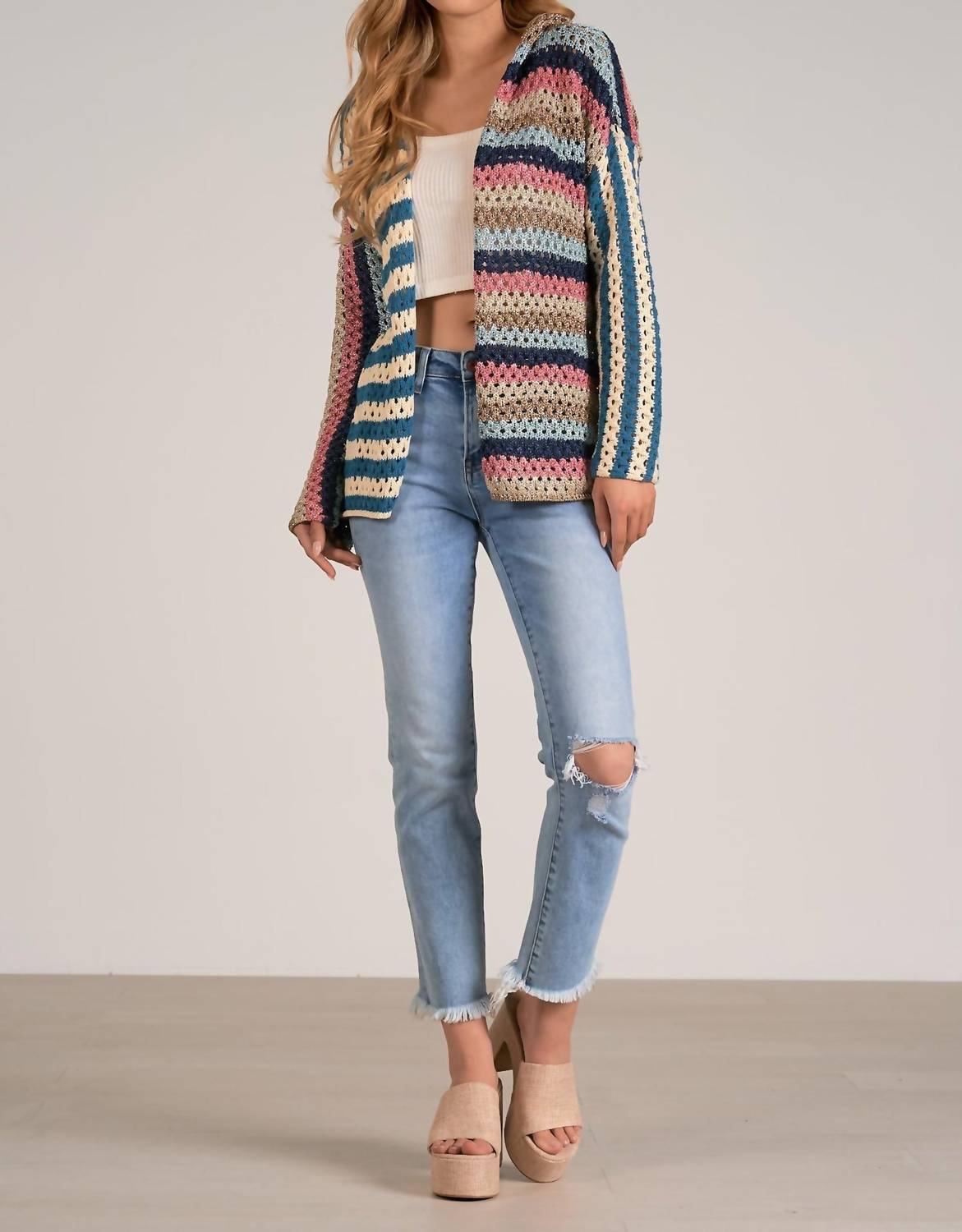 Elan - Cardigan Hoodie Sweater