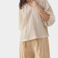 Amente - Textured Peasant Blouse