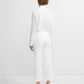 Theory - Crop Stretch Cotton Straight Leg Pants