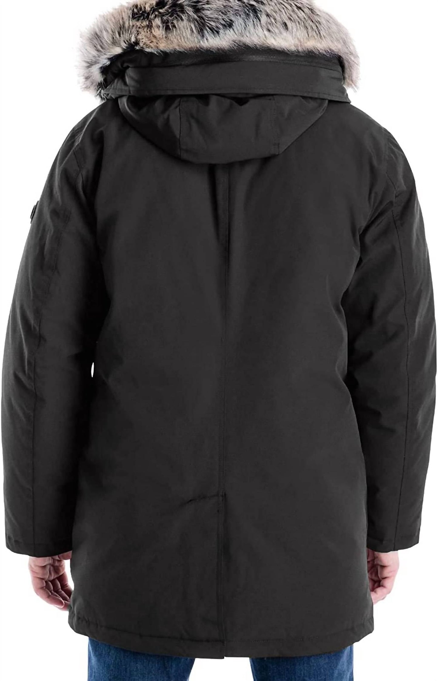 Michael Kors - Men's MMK791896 Heavyweight Hooded Snorkel Parka Coat with Bib