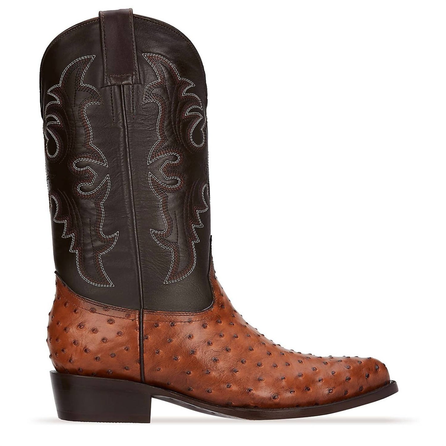 Forastero - Botas de cowboy de couro legítimo masculinas