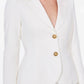 Alice + Olivia - Iana Denim Sculpted Blazer