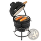 13 Inch Ceramic Kamado Charcoal Grill Black