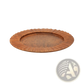 13 Inch Wood Charger Plate Scalloped Tableware