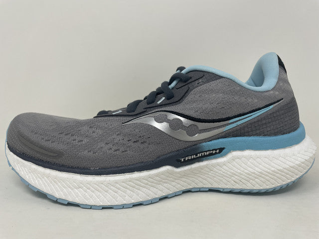 Tênis de corrida Saucony Triumph 19 feminino, liga/pó, tamanho 6,5 B, médio, EUA