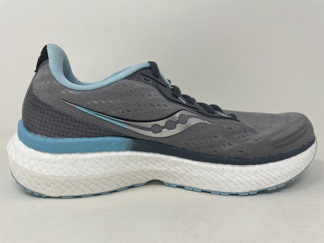Tênis de corrida Saucony Triumph 19 feminino, liga/pó, tamanho 6,5 B, médio, EUA