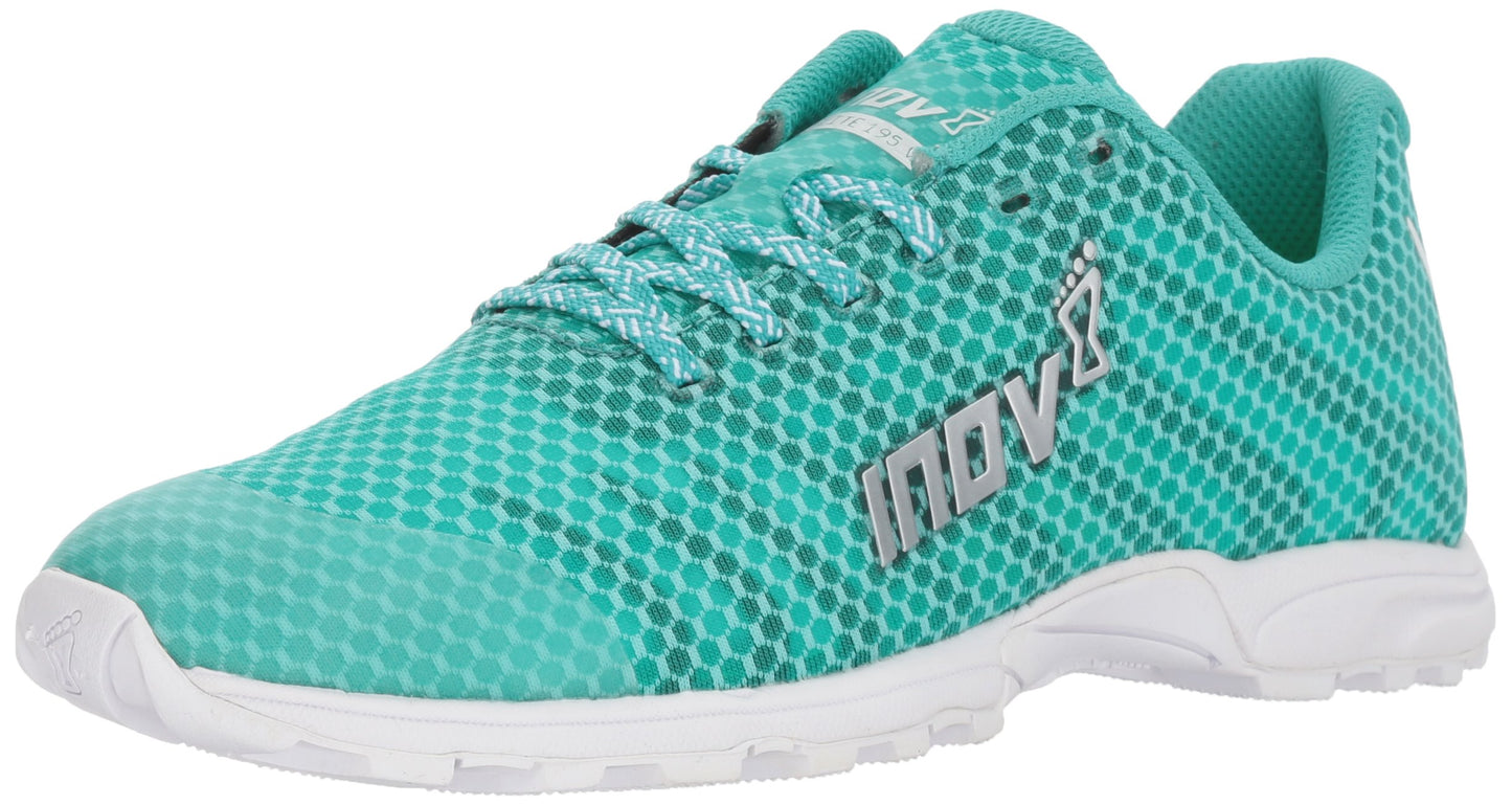 Inov-8 F-Lite 195 V2 Cross Trainer Feminino Azul-petróleo/Branco Tamanho 7 B Médio EUA