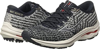 Tênis de corrida Mizuno Wave Inspire 17 feminino - Azul-indiano/Lilás