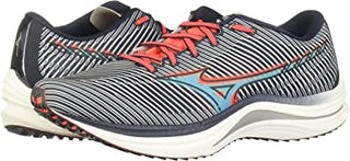 Tênis de corrida Mizuno Wave Rebellion masculino, India Ink/Scuba Blue