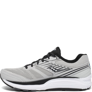 Tênis de corrida Saucony Echelon 8 masculino, liga metálica/preto, tamanho 12,5 D, médio, EUA