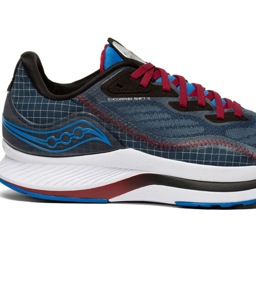 Tênis Saucony Core Endorphin Shift 2 Run Masculino, Space/Mulberry, Tamanho 11 D, Médio, EUA