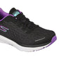 Tênis de corrida feminino Skechers Go Run Ride 9, preto, tamanho 9,5 B, médio, EUA