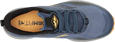Tênis de trilha Saucony Peregrine 12 feminino, cor amarelo dourado