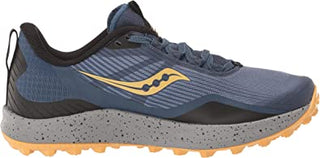 Tênis de trilha Saucony Peregrine 12 feminino, cor amarelo dourado