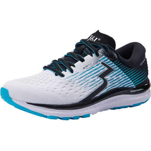 Tênis de corrida 361 Degrees Meraki 4 feminino, branco/azul-scuba