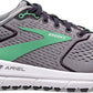 Tênis de corrida feminino Brooks Ariel '20, liga metálica/preto perolado/verde