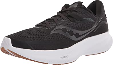 Tênis de corrida Saucony Ride 15 masculino, preto