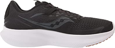 Tênis de corrida Saucony Ride 15 masculino, preto