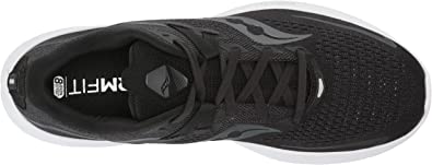 Tênis de corrida Saucony Ride 15 masculino, preto