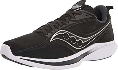 Tênis de corrida Saucony Kinvara 13 masculino, prateado, tamanho 10, 2E, largo, EUA