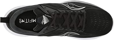 Tênis de corrida Saucony Kinvara 13 masculino, prateado, tamanho 10, 2E, largo, EUA