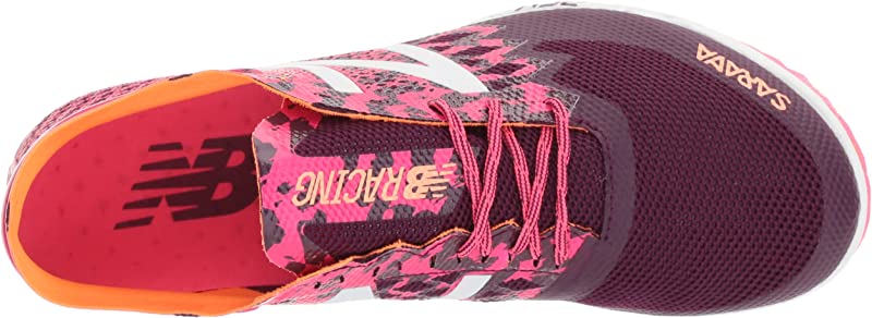Tênis de corrida feminino New Balance XC 5000 V3, amoreira escura/rosa alfa, tamanho 10 B EUA