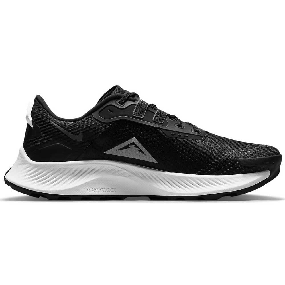 Tênis de corrida Nike Pegasus Trail 3 masculino, preto/puro platina, tamanho 8,5 D, médio, EUA