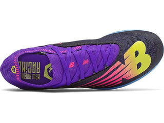 Tênis de corrida New Balance XC 5K V5 masculino, preto/roxo, tamanho 13 D, médio, EUA