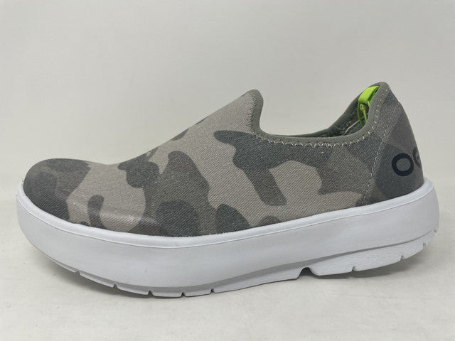 Tênis Oofos Feminino Oomg Eezee Low Verde Camuflado