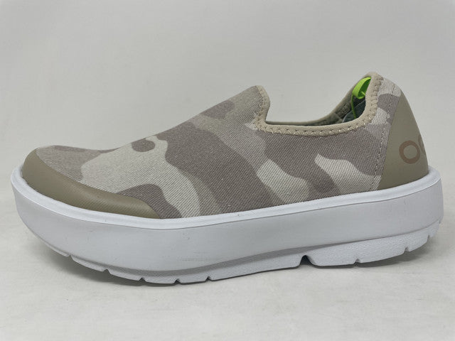Tênis Oofos Feminino Oomg Eezee Low Bege Camuflado