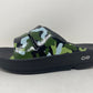 Sandálias femininas Oofos Ooahh Luxe Slide Jungle Camo