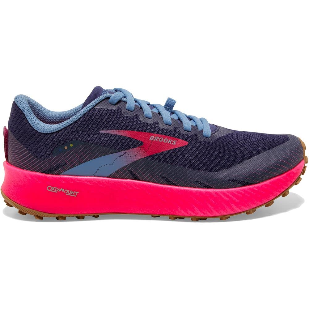 Tênis Brooks Catamount Trail Feminino Rosa Tamanho 7,5 B Médio EUA