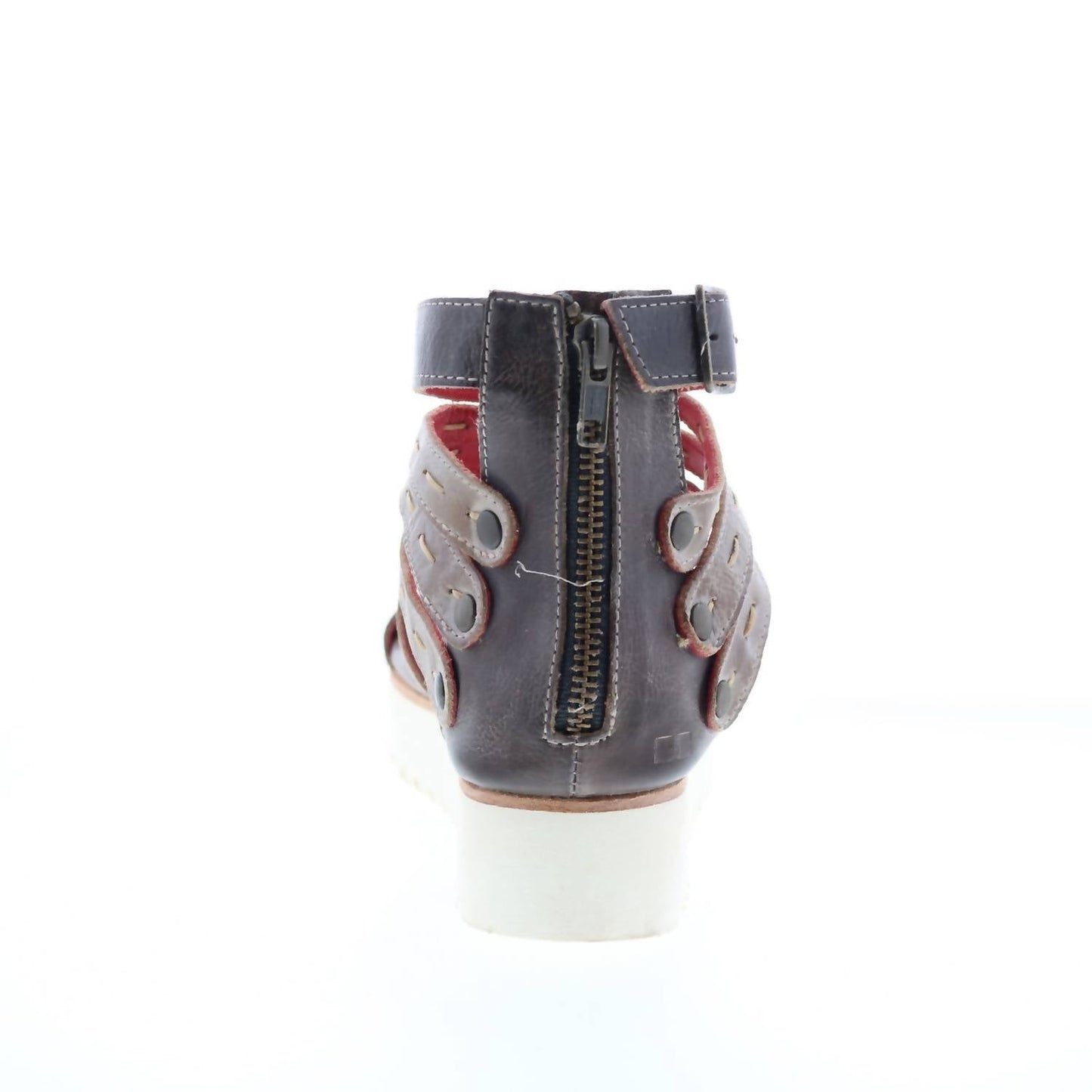 Bedstu - Women's Leather Zipper Platforms Sandals Shoes