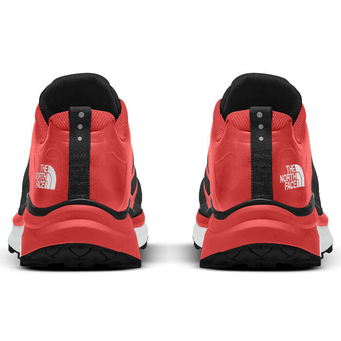 Tênis de trilha feminino The North Face Vectiv Enduris, preto/vermelho, tamanho 6,5 B, médio, EUA