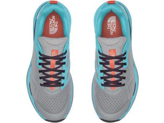 Tênis de trilha feminino The North Face Vectiv Enduris, cinza/azul, tamanho 9,5 B, médio, EUA