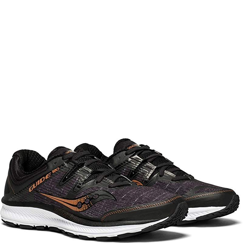 Tênis de corrida Saucony Guide ISO feminino preto/jeans