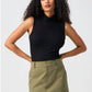 Sanctuary - Essential Sleeveless Mock Neck Tank Top