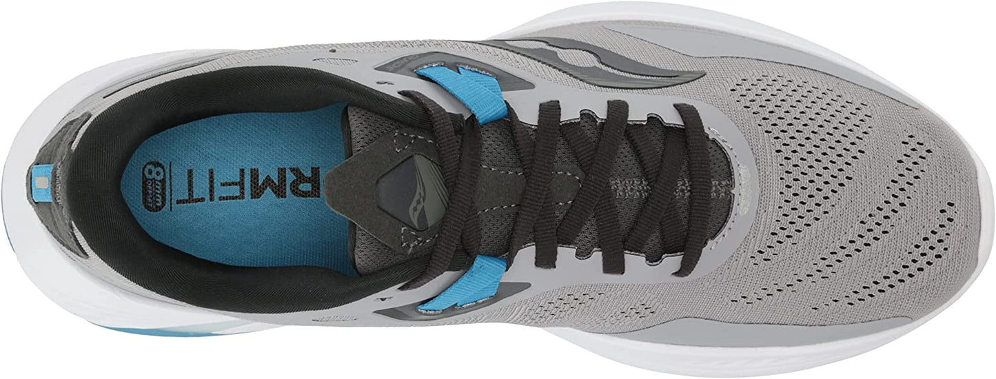 Tênis de corrida Saucony Guide 15 masculino, liga/topázio, tamanho 10, 2E, largo, EUA