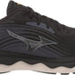 Tênis de corrida Mizuno Wave Sky 6 masculino, preto/Tradewinds, tamanho 9,5, 2E, largo, EUA