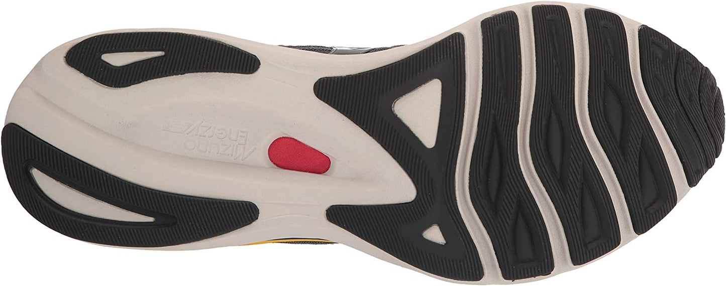 Tênis de corrida Mizuno Wave Sky 6 masculino, preto/Tradewinds, tamanho 12,5, 2E, largo, EUA