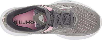 Tênis de corrida Saucony Ride 15 feminino em liga/quartzo