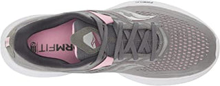 Tênis de corrida Saucony Ride 15 feminino em liga/quartzo