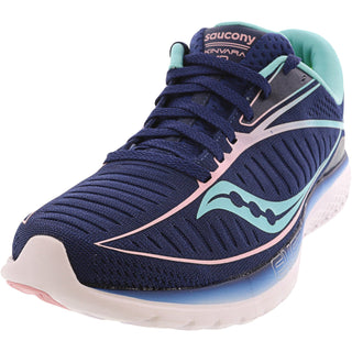 Tênis de corrida Saucony Kinvara 10 feminino, azul-marinho/menta, tamanho 11 B, médio, EUA