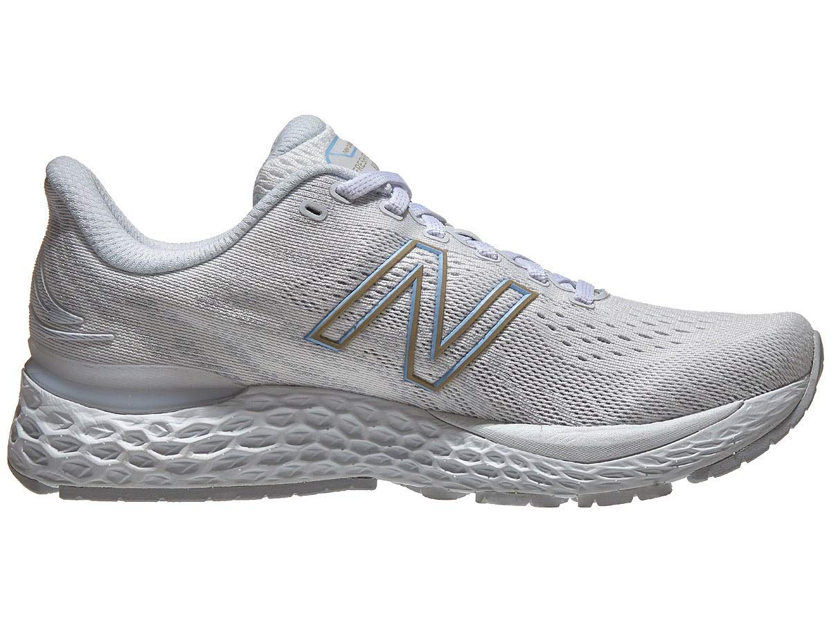 Tênis de corrida feminino New Balance 880 V11 Arctic Fox/Uv Glo tamanho 5 D Wide EUA