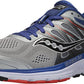 Tênis de corrida Saucony Omni 16 masculino, cinza/azul-marinho, tamanho 7,5 D, médio, EUA