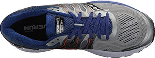 Tênis de corrida Saucony Omni 16 masculino, cinza/azul-marinho, tamanho 7,5 D, médio, EUA