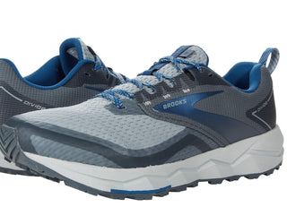 Tênis de corrida Brooks Divide 2 Trail Masculino Cinza