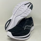 Tênis de corrida Saucony Kinvara 13 feminino, preto/prateado, tamanho 8 D, largo, EUA